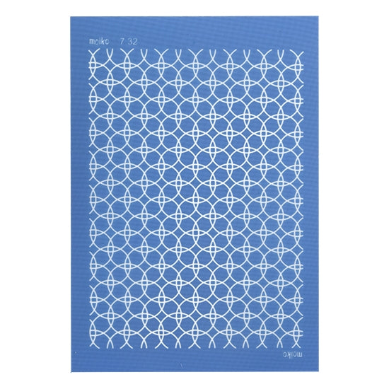 blue Moiko Silk Screen - Style 7.32