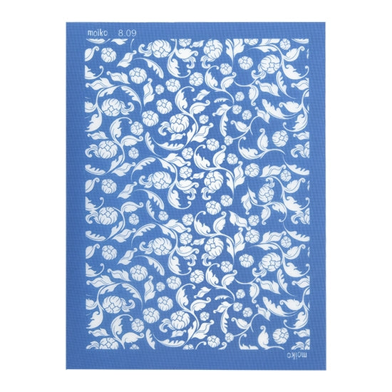 blue Moiko Silk Screen - Style 8.09