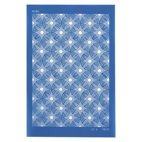 blue Moiko Silk Screen - Style 4.34