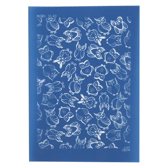 blue Moiko Silk Screen - Style 10.40