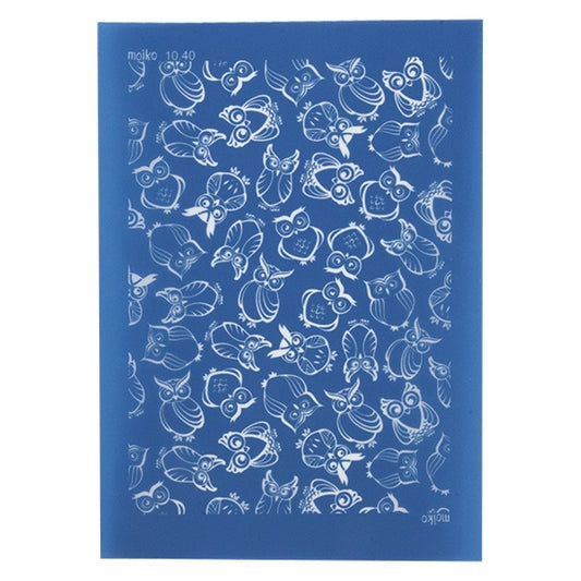 blue Moiko Silk Screen - Style 10.40