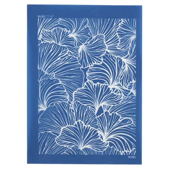 blue Moiko Silk Screen - Style 11.47