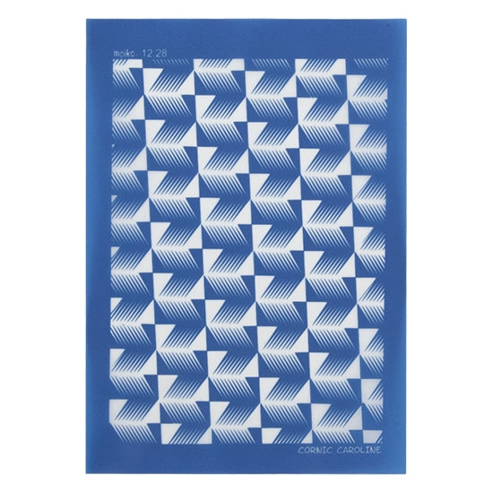 blue Moiko Silk Screen - Style 12.28