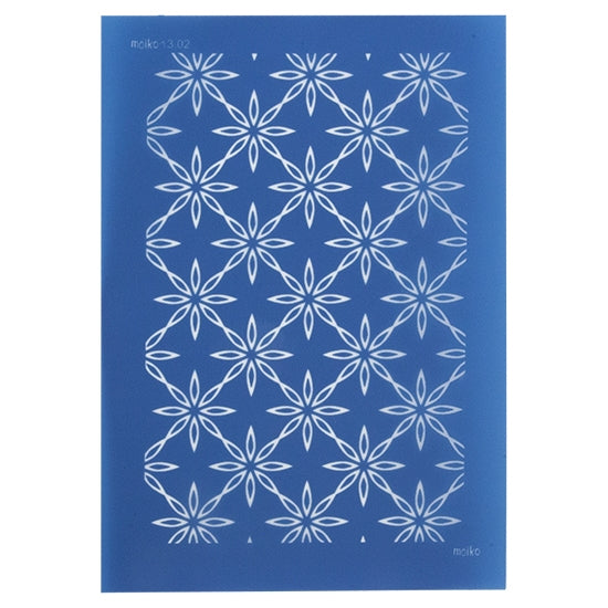 blue Moiko Silk Screen - Style 13.02