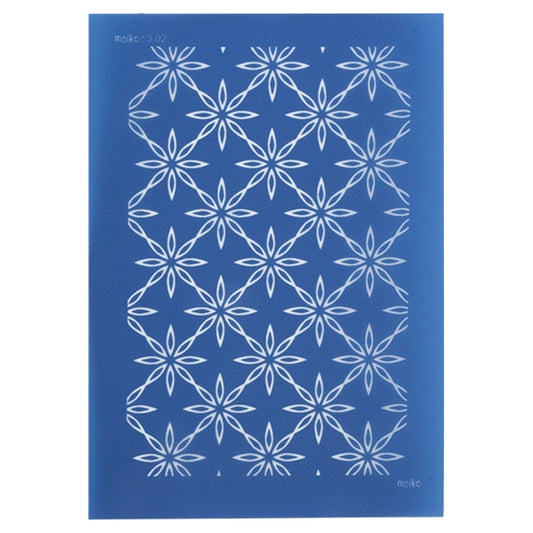 blue Moiko Silk Screen - Style 13.02