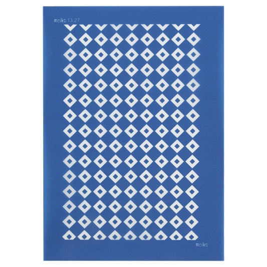 blue Moiko Silk Screen - Style 13.27