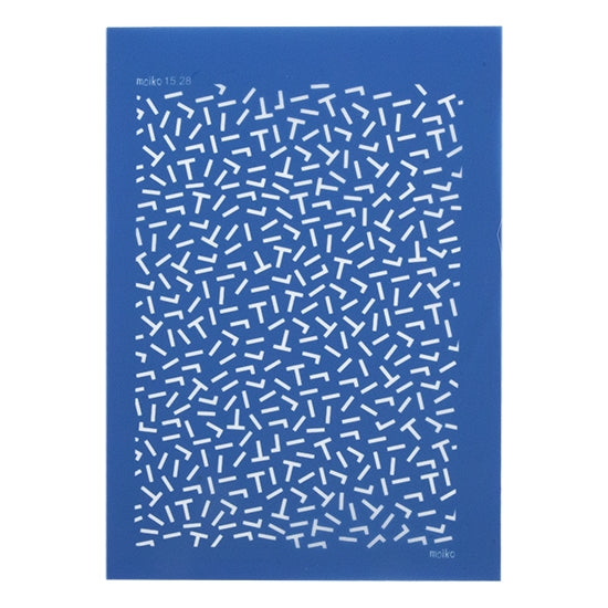 blue Moiko Silk Screen - Style 15.28