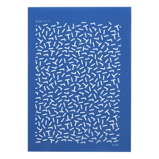 blue Moiko Silk Screen - Style 15.28