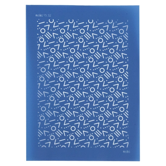 blue Moiko Silk Screen - Style 15.32