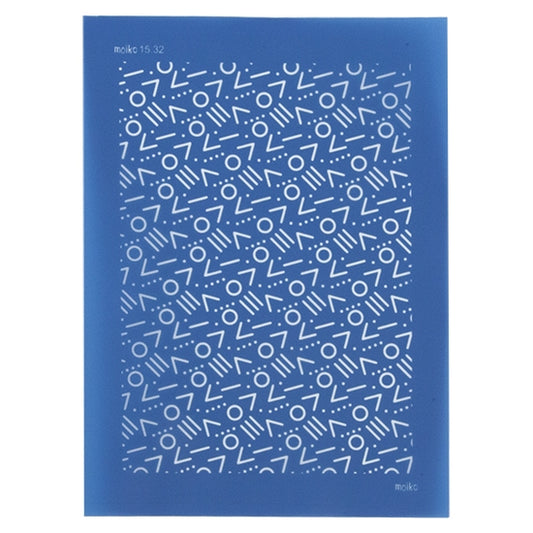 blue Moiko Silk Screen - Style 15.32