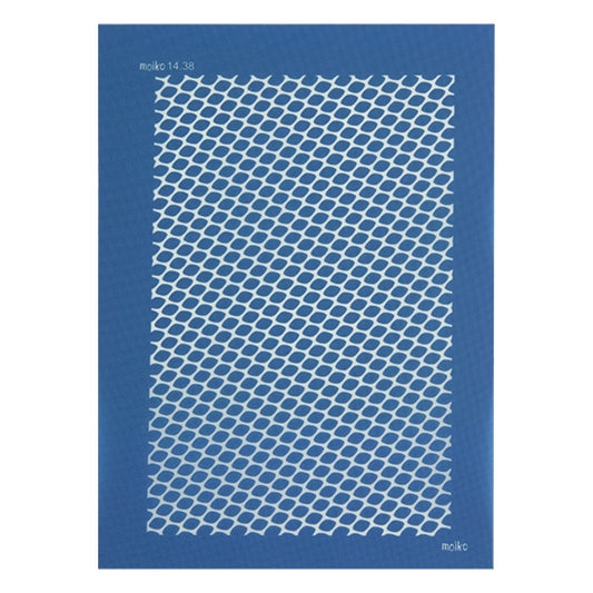 blue Moiko Silk Screen - Style 14.38