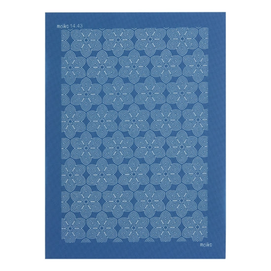 blue Moiko Silk Screen - Style 14.43