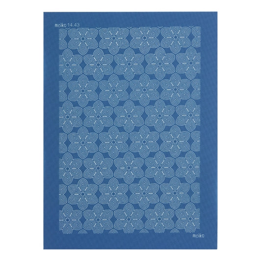 blue Moiko Silk Screen - Style 14.43