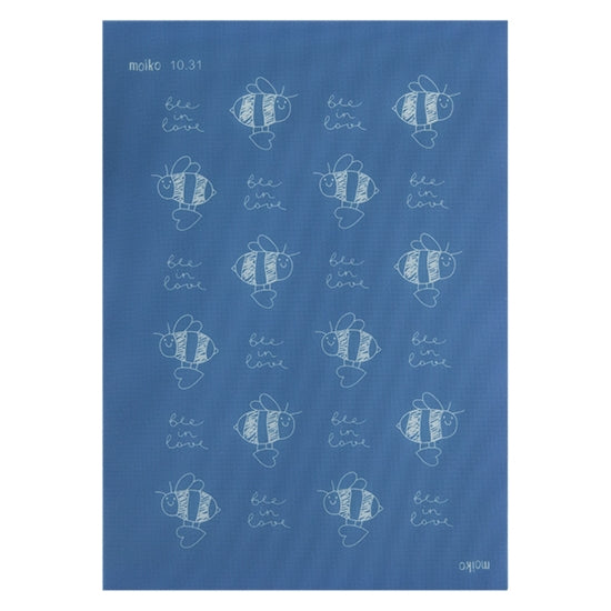 blue Moiko Silk Screen - Style 10.31