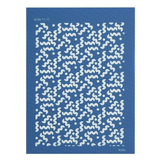 blue Moiko Silk Screen - Style 15.35