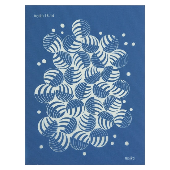 blue Moiko Silk Screen - Style 18.14