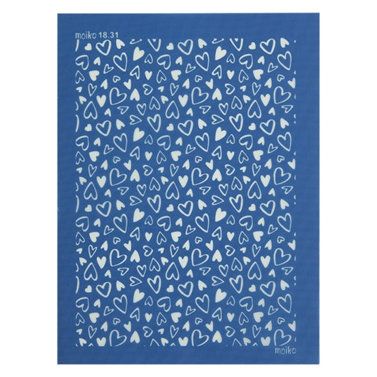 blue Moiko Silk Screen - Style 18.31