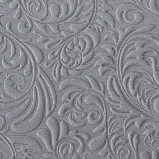 Rollable Texture Tile - Acanthas Embossed Sample in clay 