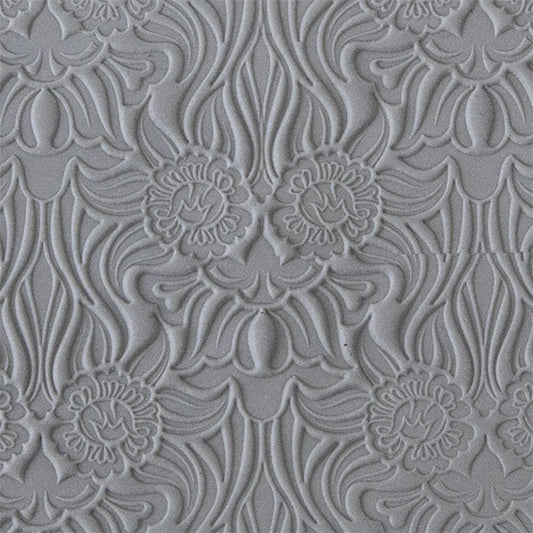 Rollable Texture Tile - Nouveau Lalique Sample rolled in clay 