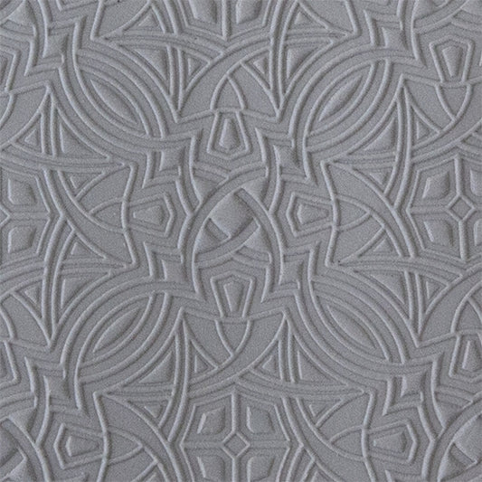 Rollable Texture Tile - Nouveau Transition Sample rolled in clay 