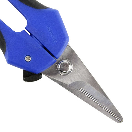 Stainless Steel Shears with blue black grips