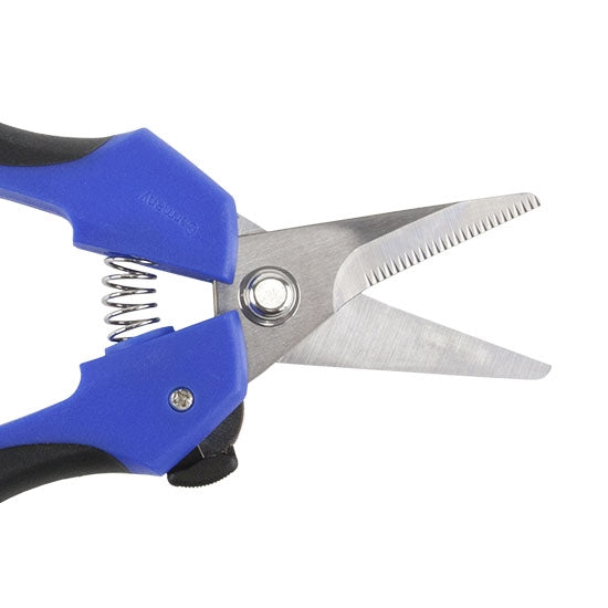 Stainless Steel Shears with blue black grips