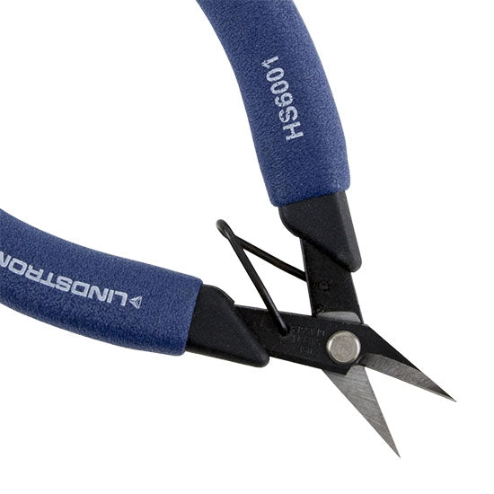 Lindstrom Shear With ergonomic, blue cushion grip handles and blades with a 57-59 Rockwell hardness for long life, our Lindstrom shear easily cuts through 16 gauge silver stock. For precise cuts, this shear is simply unbeatable.