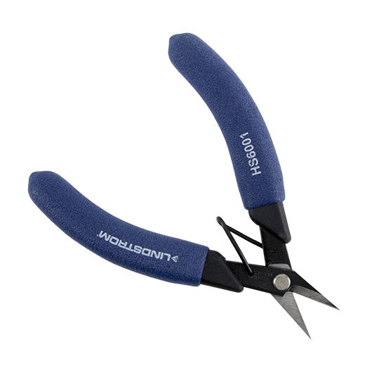 Lindstrom Shear With ergonomic, blue cushion grip handles and blades with a 57-59 Rockwell hardness for long life, our Lindstrom shear easily cuts through 16 gauge silver stock. For precise cuts, this shear is simply unbeatable.