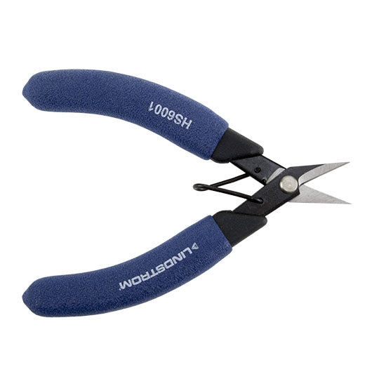 Lindstrom Shear With ergonomic, blue cushion grip handles and blades with a 57-59 Rockwell hardness for long life, our Lindstrom shear easily cuts through 16 gauge silver stock. For precise cuts, this shear is simply unbeatable.