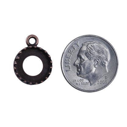 Copper Pendant Setting Round 10mm Pkg/1 - Cool Tools