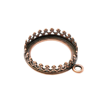Copper Pendant Setting Round 16mm Pkg/1 - Cool Tools