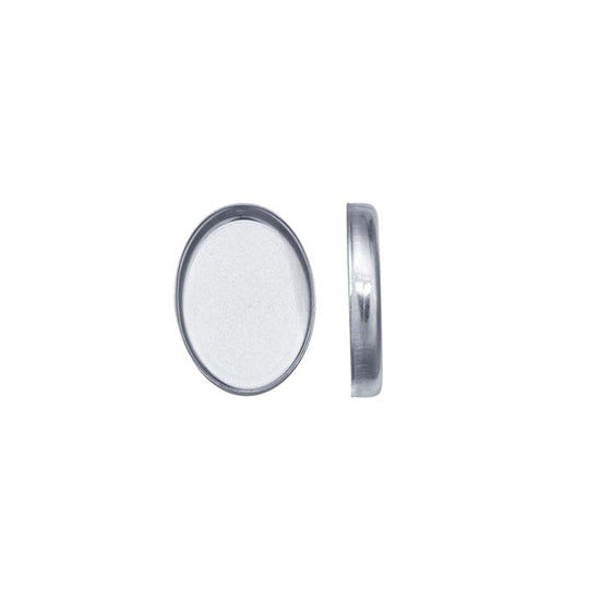 Fine Silver Bezel Cup