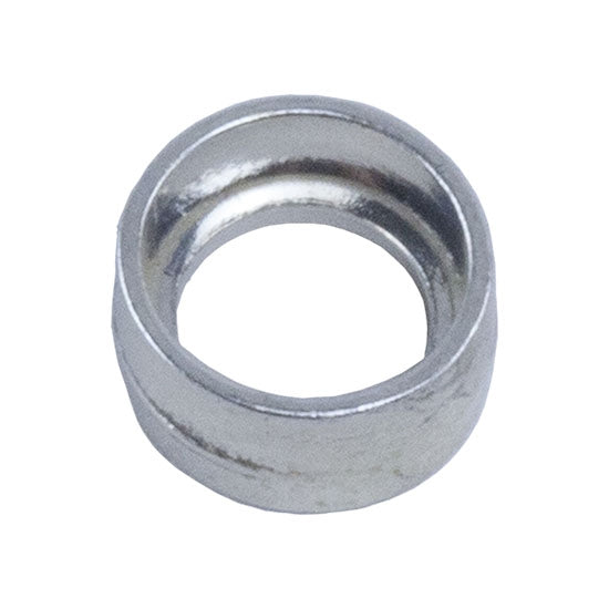 Sterling Silver Tube Setting - Round 6mm Pkg/1