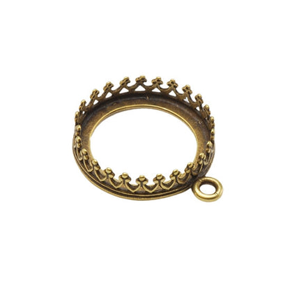 Bronze Pendant Bezel Setting - Round 16mm Pkg/1 - Cool Tools