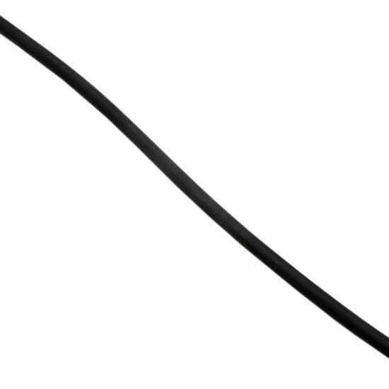 black Rubber Cord 3mm - By the Foot