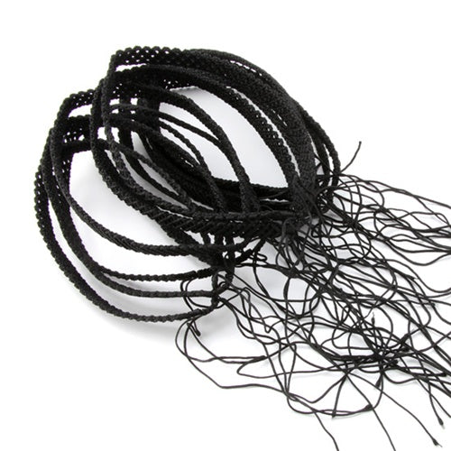 Web Knitted Necklace 8mm Black