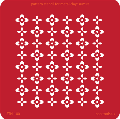 Pattern Stencil for Metal Clay - Sumire - Cool Tools