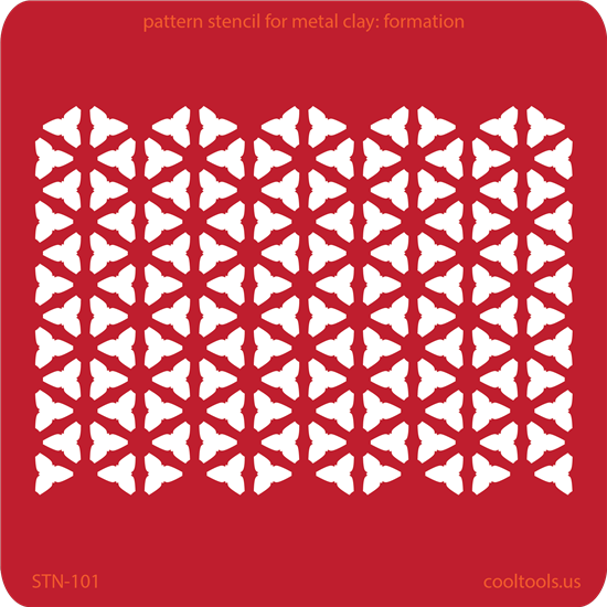 Pattern Stencil for Metal Clay - Formation