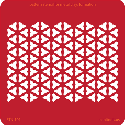 Pattern Stencil for Metal Clay - Formation - Cool Tools