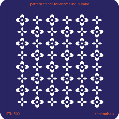 Pattern Stencil for Enameling - Sumire - Cool Tools