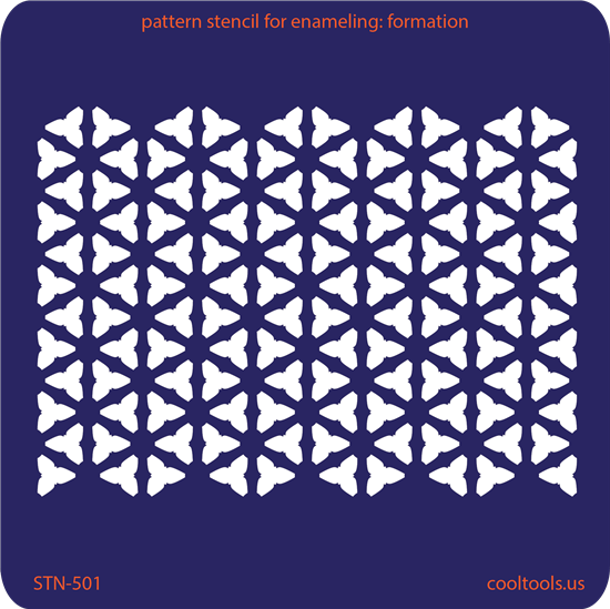 Pattern Stencil for Enameling - Formation