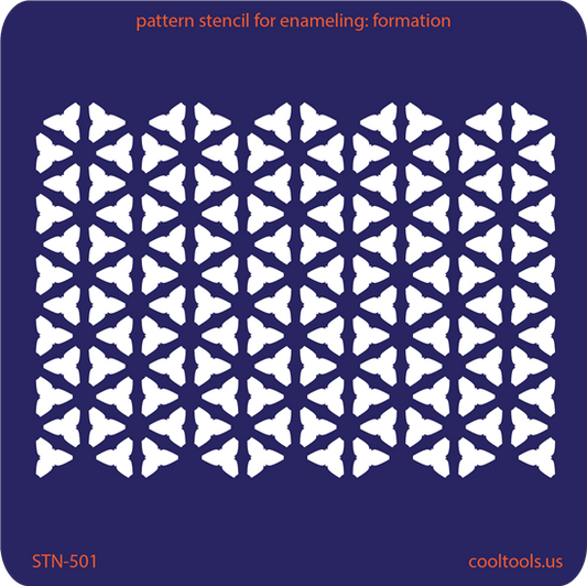 Pattern Stencil for Enameling - Formation