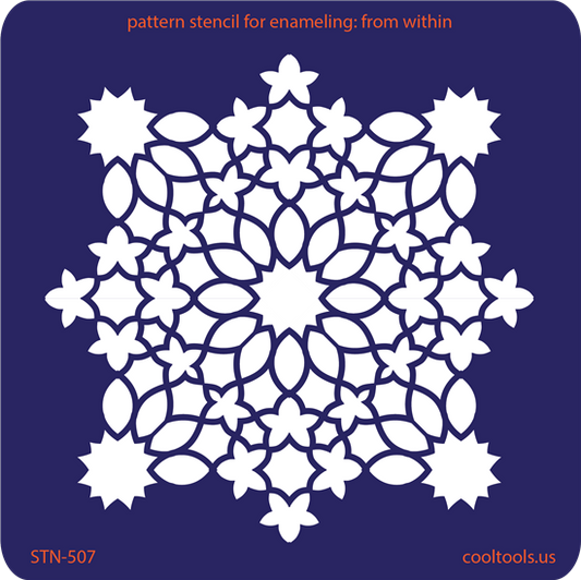 Pattern Stencil for Enameling - From Within