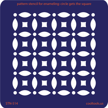 Pattern Stencil for Enameling - Circle Gets the Square - Cool Tools