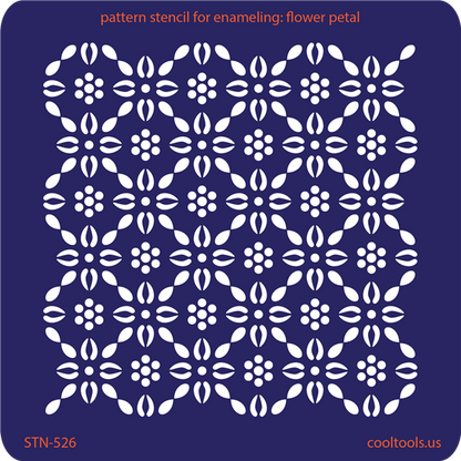 Pattern Stencil for Enameling - Flower Petal - Cool Tools