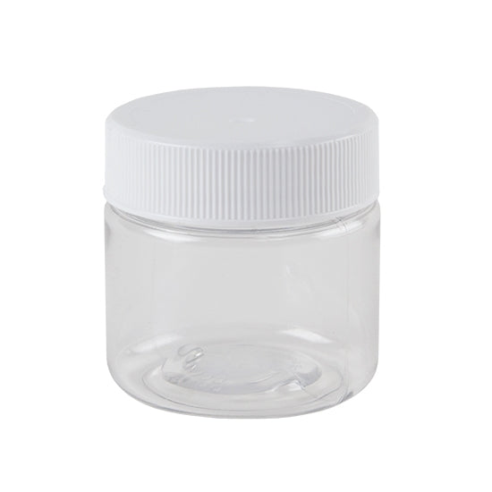 clear plastic Utility Jars - Pkg/2