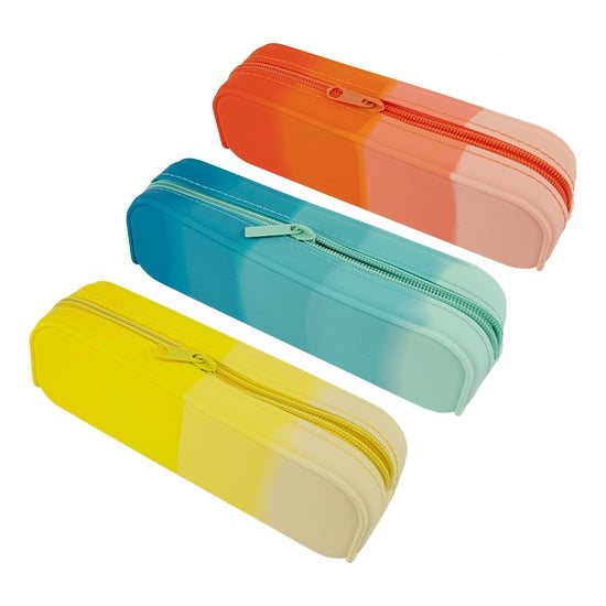 Storage System Use this handy silicone case to keep your favorite tools stored away or when traveling. Silicone is easily cleaned, collapsable and brightly colored so you can always find it on your workbench. Choose from blue, yellow or orange. Measures 8" long x 2.5" wide.