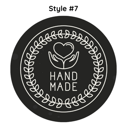 Product Sticker - 2" x 2" Round hand made