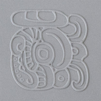 Jewelry Artist Elements - Texture - Maya Hieroglyphs - Prophecy Large Fineline shown is an element of the texture in clay