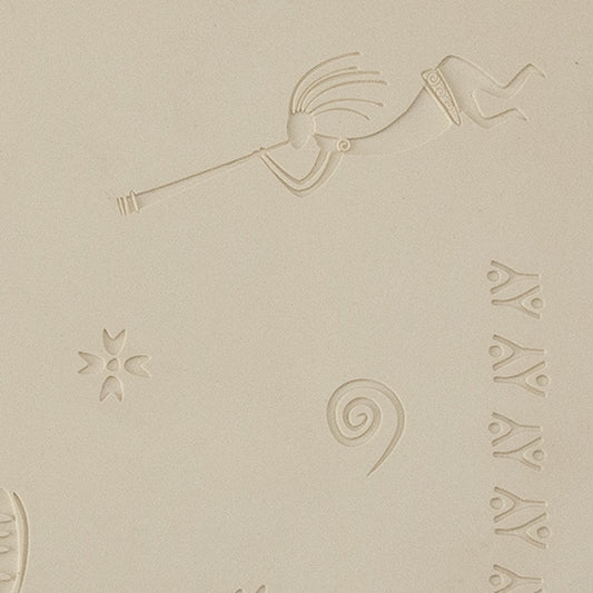 Jewelry Artist Elements - Texture - Shaman Ritual. Embossed elements. Impress clay, then use a Jewelry Shape Template for the shape or cut out with a needle tool. Jewelry Artist Elements are flexible, washable and can be used with any soft clay. Spritz with CoolSlip or dust on Dry Powder Release for stick-free impressions when using metal clay and polymer clay.